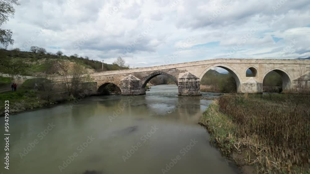 ancient bridge over the river ancient bridge over the river