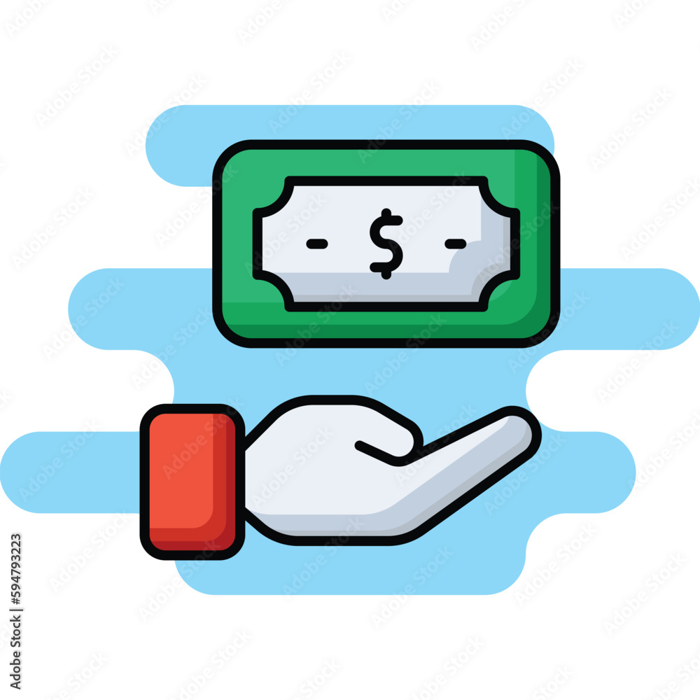 Finance icon Stock Illustration. Finance icon Stock Illustration.