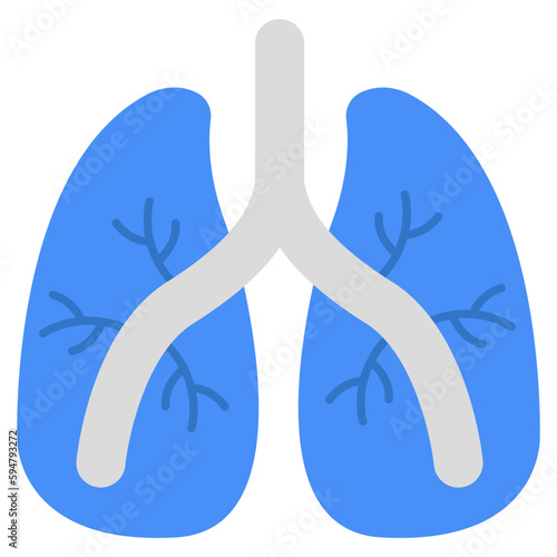 Premium download icon of lungs