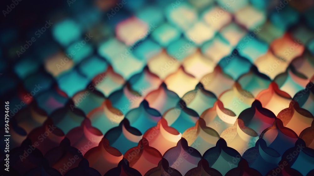 Illuminated Jali Inspired Abstract Texture Pattern Background in Pastel Colors, AI Generative Illuminated Jali Inspired Abstract Texture Pattern Background in Pastel Colors, AI Generative