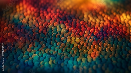 Colorful Gradient Fish Scales Abstract Background, AI Generative