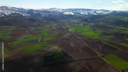 A beautiful view over farmland
