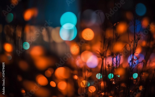 background with colorful lights