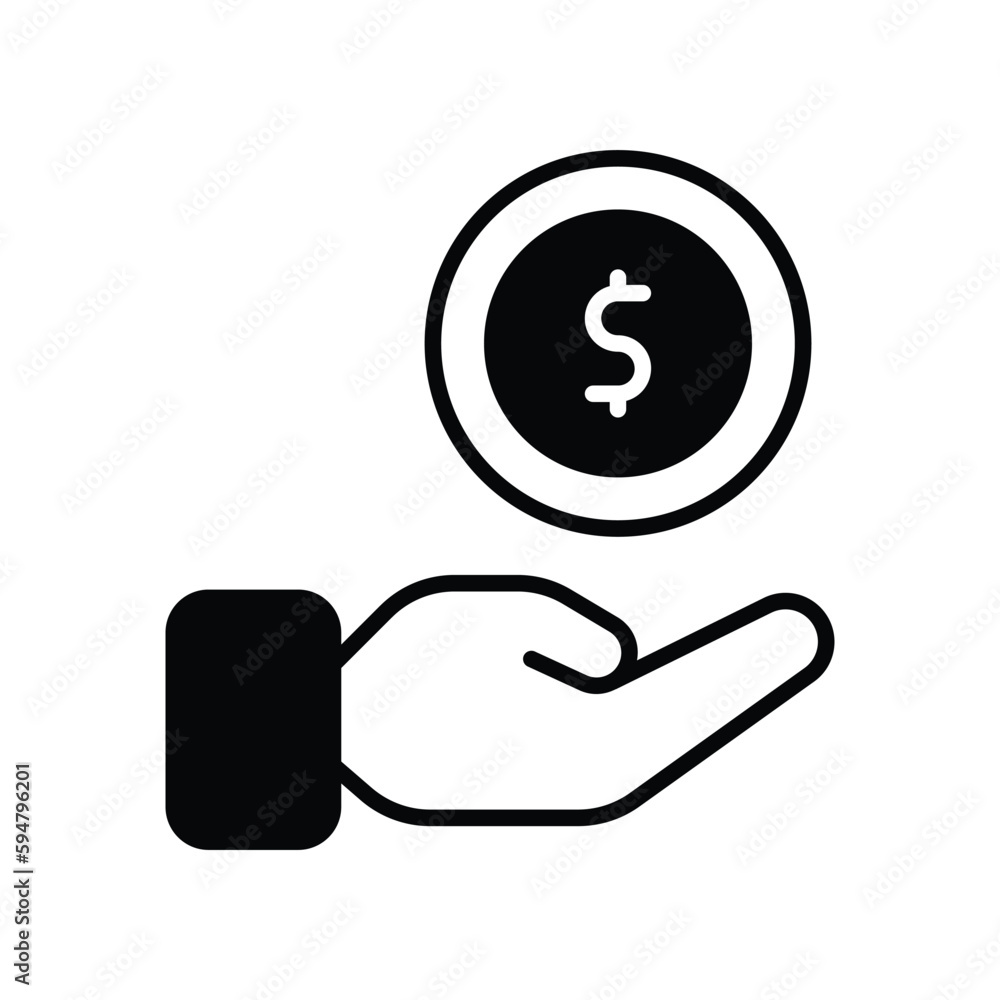 Finance icon Stock Illustration. Finance icon Stock Illustration.