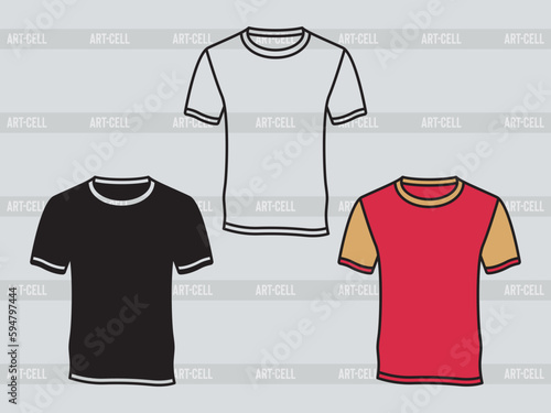 Short Sleeve T-shirt SVG, T-shirt Silhouette, Tshirt Icon Svg, Man Dress Svg, Tshirt Bundle