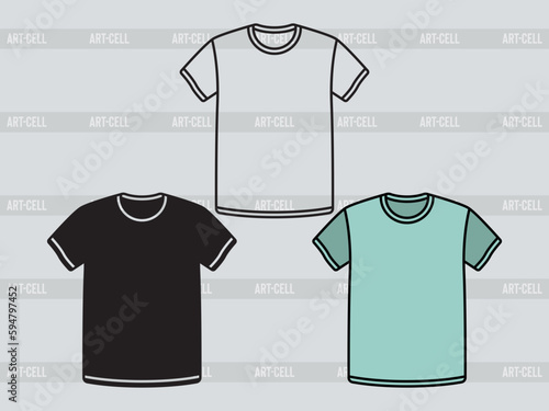 Short Sleeve T-shirt SVG, T-shirt Silhouette, Tshirt Icon Svg, Man Dress Svg, Tshirt Bundle