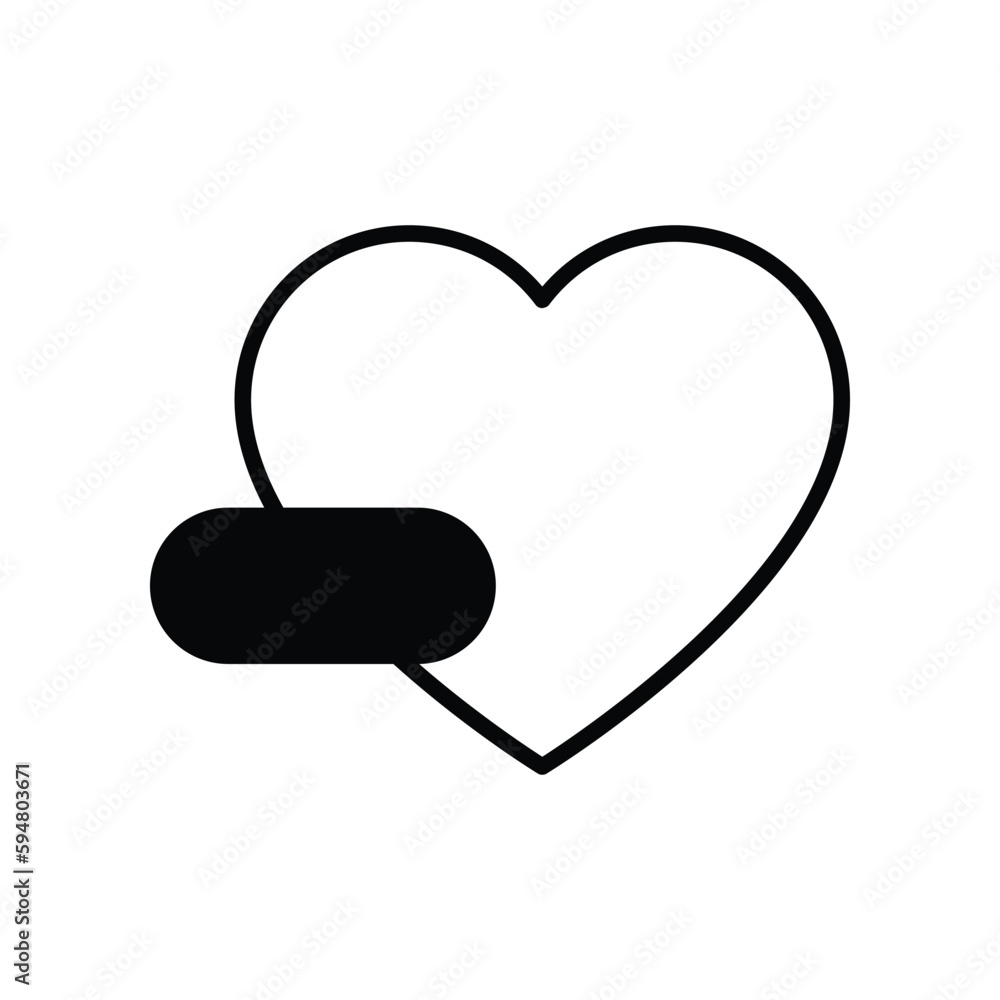 Heart Rate icons Stock illustration. Heart Rate icons Stock illustration.