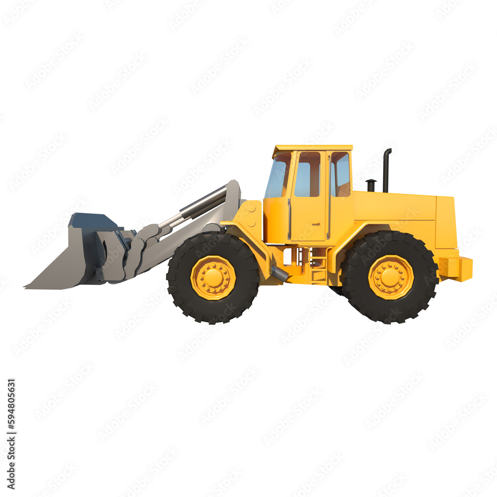 Tractor Bulldozer Excavator 1- Lateral view png Tractor Bulldozer Excavator 1- Lateral view png