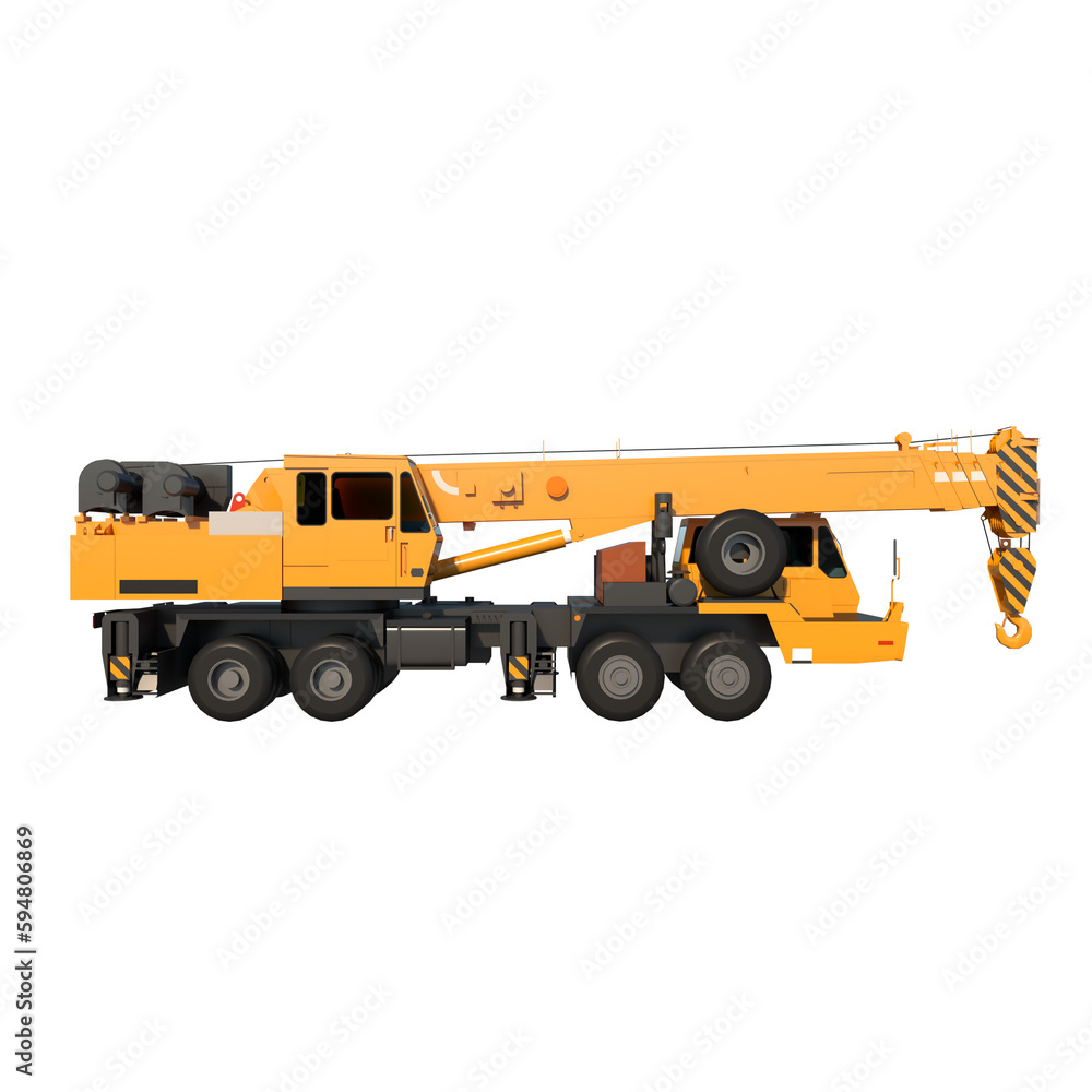 Mobile Crane 1- Lateral view png Mobile Crane 1- Lateral view png