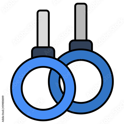 Vector design of gymnastic rings