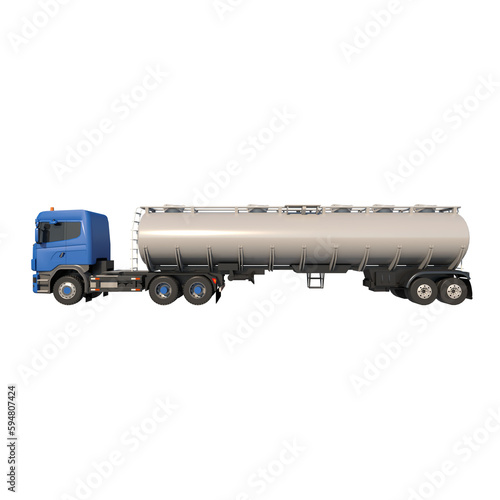 Tanker truck 2- Lateral view png