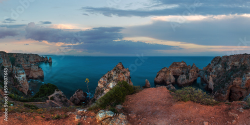 Ponta da Piedade coast (Lagos, Algarve, Portugal).