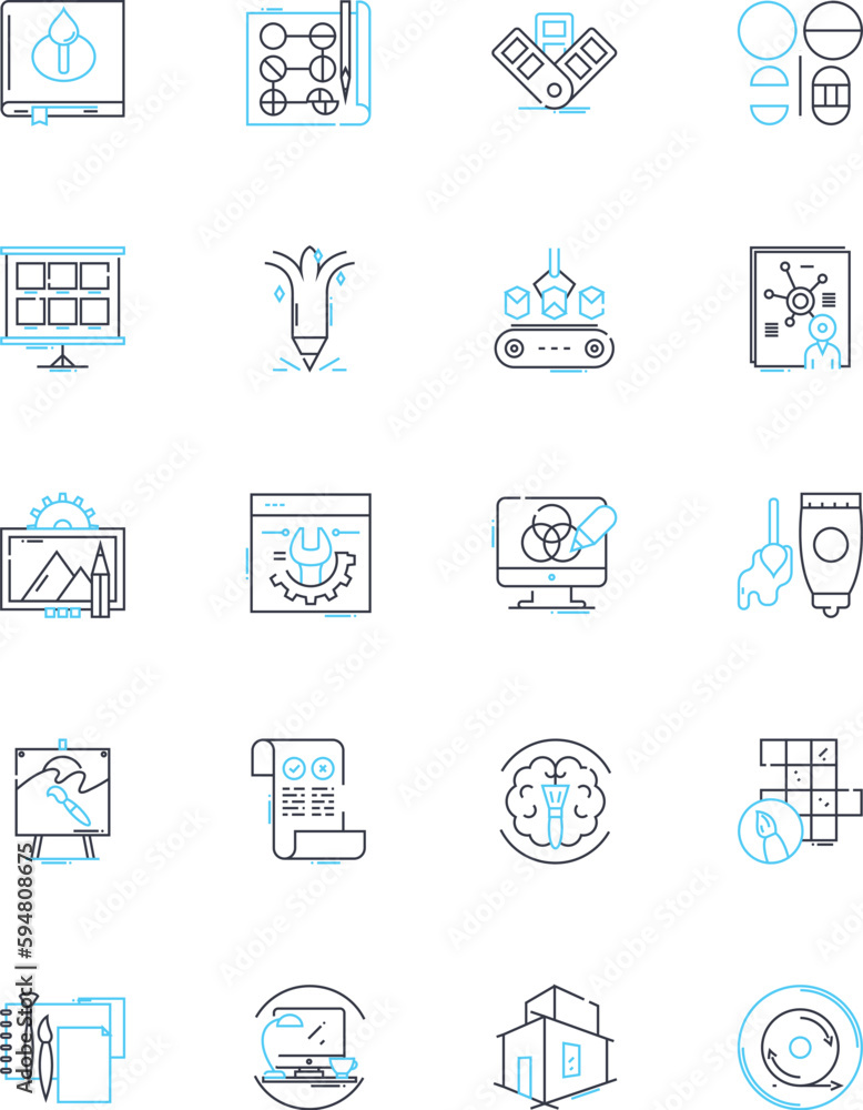 Creative problem-solving linear icons set. Innovation, Resourceful, Insight, Adaptation, Imagination, Brainstorm, Ingenuity line vector and concept signs. Analyze,Solution,Risk-taking outline Creative problem-solving linear icons set. Innovation, Resourceful, Insight, Adaptation, Imagination, Brainstorm, Ingenuity line vector and concept signs. Analyze,Solution,Risk-taking outline