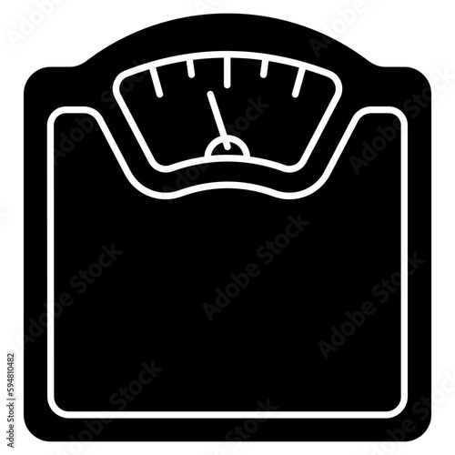 An icon design of weight scale 