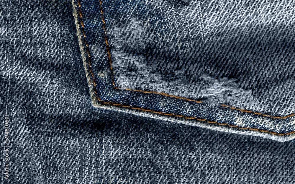 Pocket on denim texture. Stock photo of high quality fabric. Pocket on denim texture. Stock photo of high quality fabric.