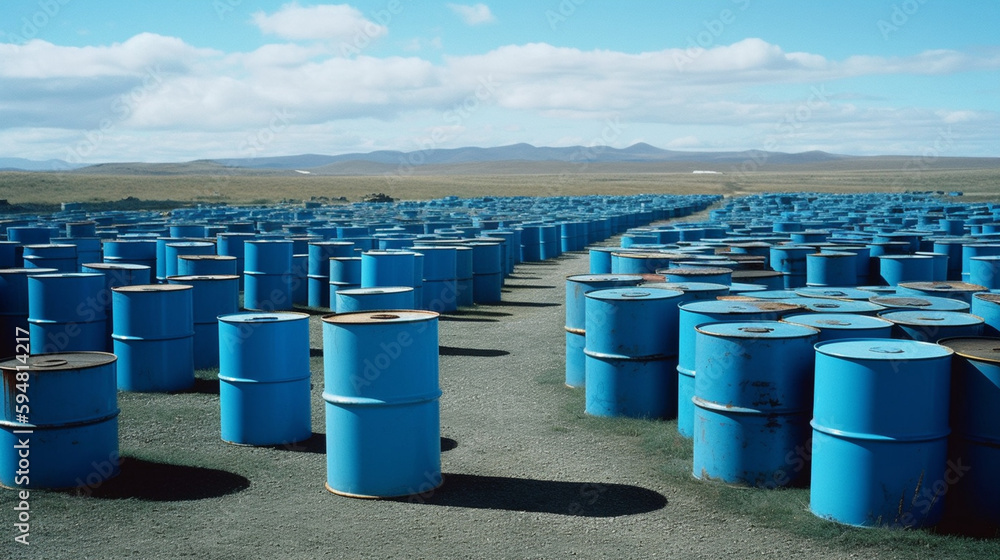 Blue Drums: A Pop of Color in Any Setting Blue Drums: A Pop of Color in Any Setting