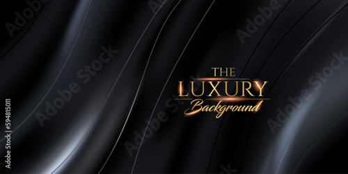 Luxury Elegant Super Car Automobile Urban Design Background. Premium Black Silver Metallic Shine lines Effect Display showroom in store. Luxurious Brand Royal High Standard Award Background Template