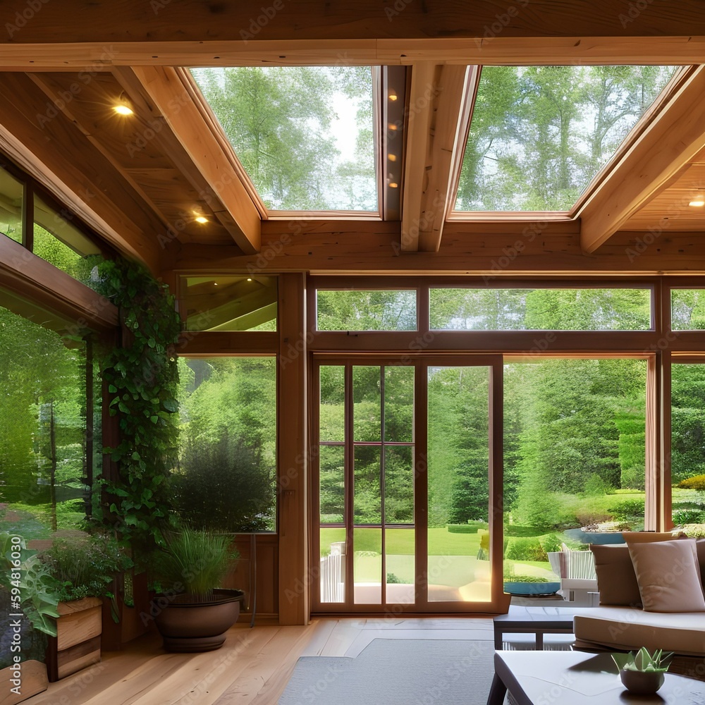 Fototapeta premium Garden room244, Generative AI