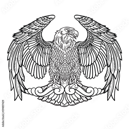 Roman Eagle with the inscription SPQR