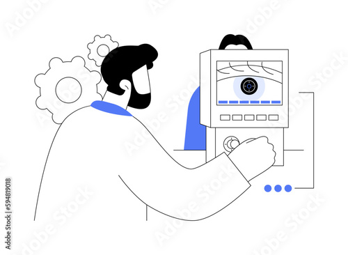 Glaucoma abstract concept vector illustration.