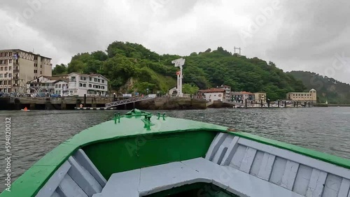 River crossing on the Camino de Santiago hike in Spain