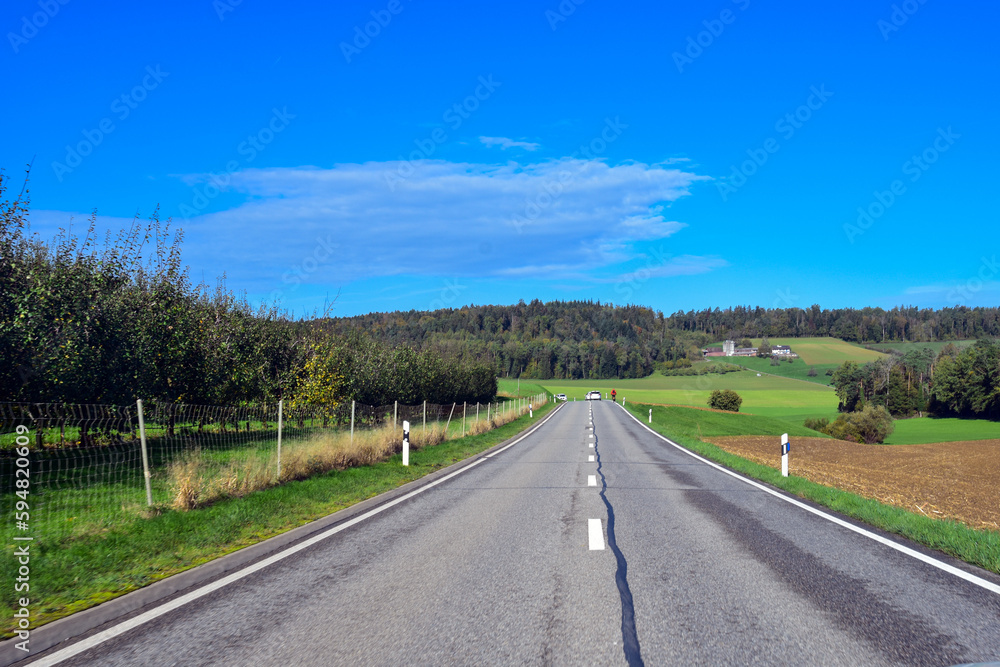 Höchacherstraße bei Dietgen, Kanton Basel-Landschaft (BL) Höchacherstraße bei Dietgen, Kanton Basel-Landschaft (BL)
