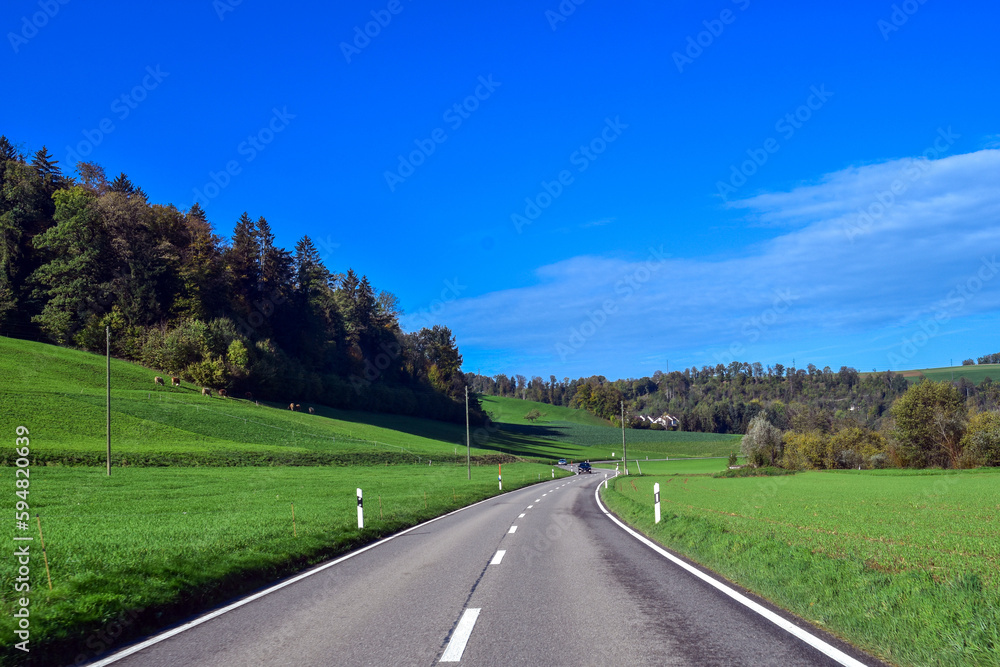 Höchacherstraße bei Dietgen, Kanton Basel-Landschaft (BL) Höchacherstraße bei Dietgen, Kanton Basel-Landschaft (BL)