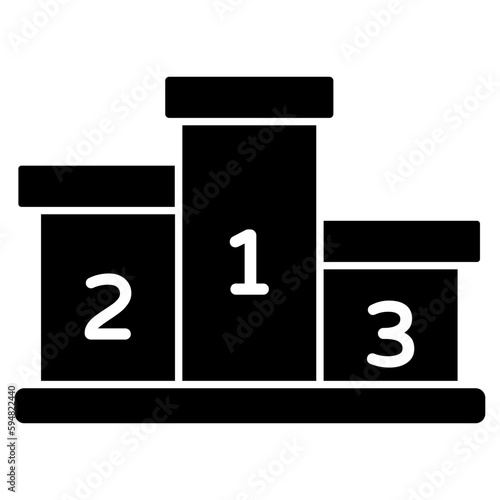 Position ranking board, icon of leaderboard