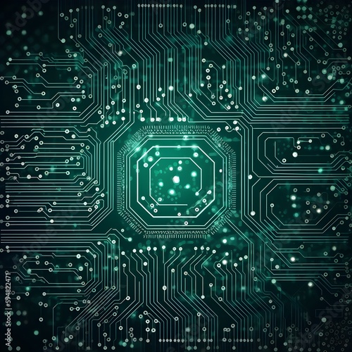 Circuit board background, Technology and science concept