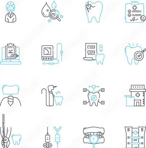 Fashion industry linear icons set. Couture, Trending, Style, Glamour, Accessories, Runway, Designer line vector and concept signs. Apparel,Fashionista,Fabrics outline illustrations