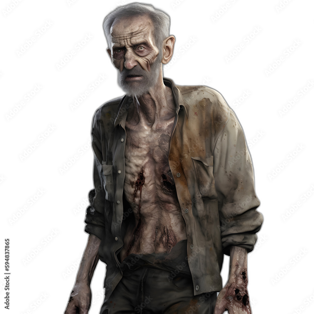 zombie from the walking dead series