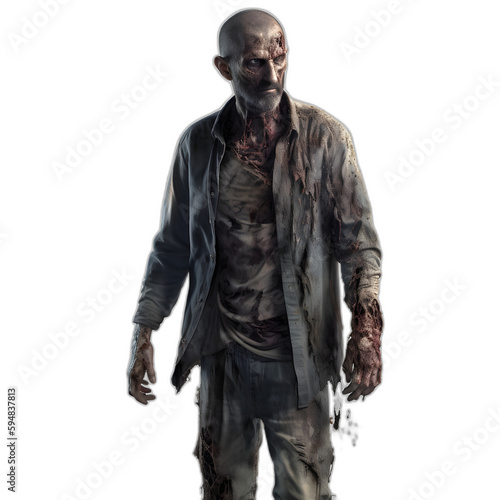 zombie from the walking dead series