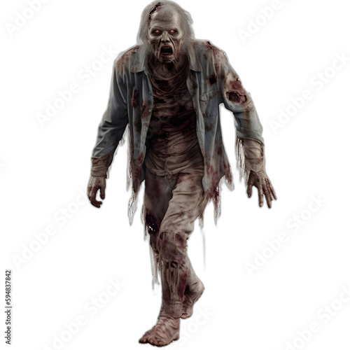 zombie from the walking dead series