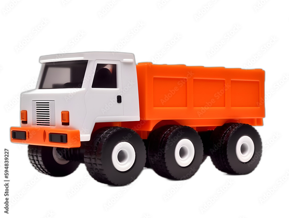 toy truck isolated