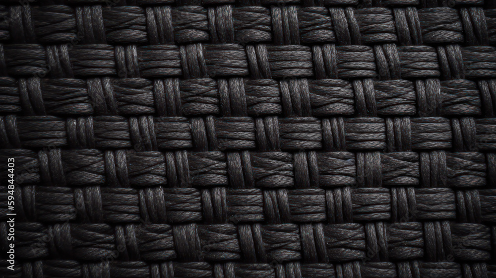 Carbon Wicker: A Macro View of Intricate Textures. Generative AI Carbon Wicker: A Macro View of Intricate Textures. Generative AI