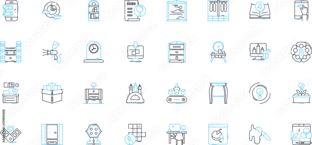 Creative work linear icons set. Imagination, Inspiration, Innovation, Artistry, Ingenuity, Inventiveness, Creativity line vector and concept signs. Originality,Expression,Vision outline illustrations Creative work linear icons set. Imagination, Inspiration, Innovation, Artistry, Ingenuity, Inventiveness, Creativity line vector and concept signs. Originality,Expression,Vision outline illustrations