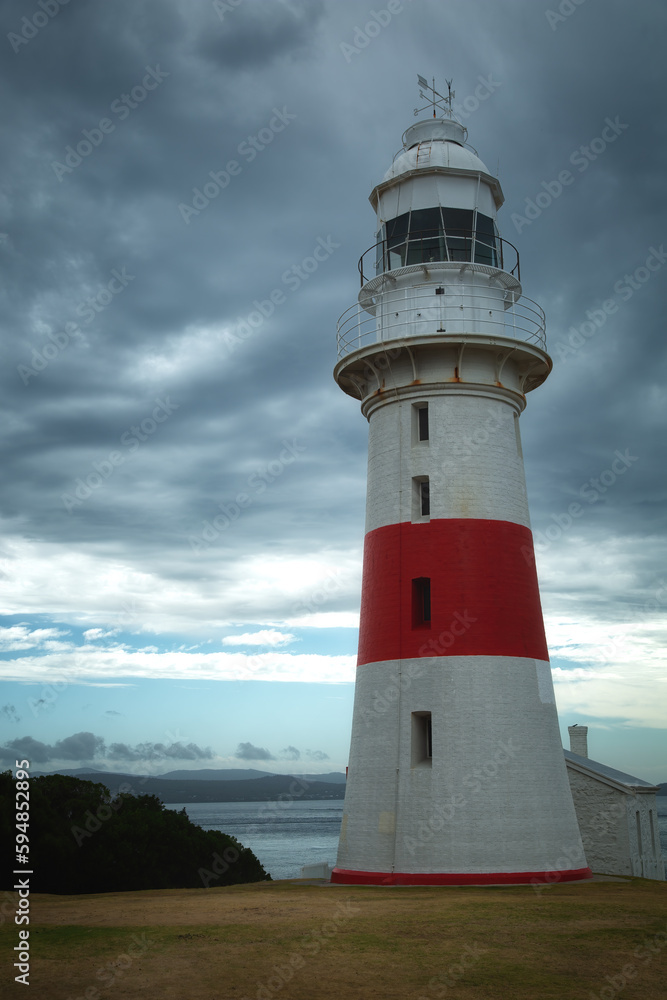 Low head lighthouse in Tasmania.