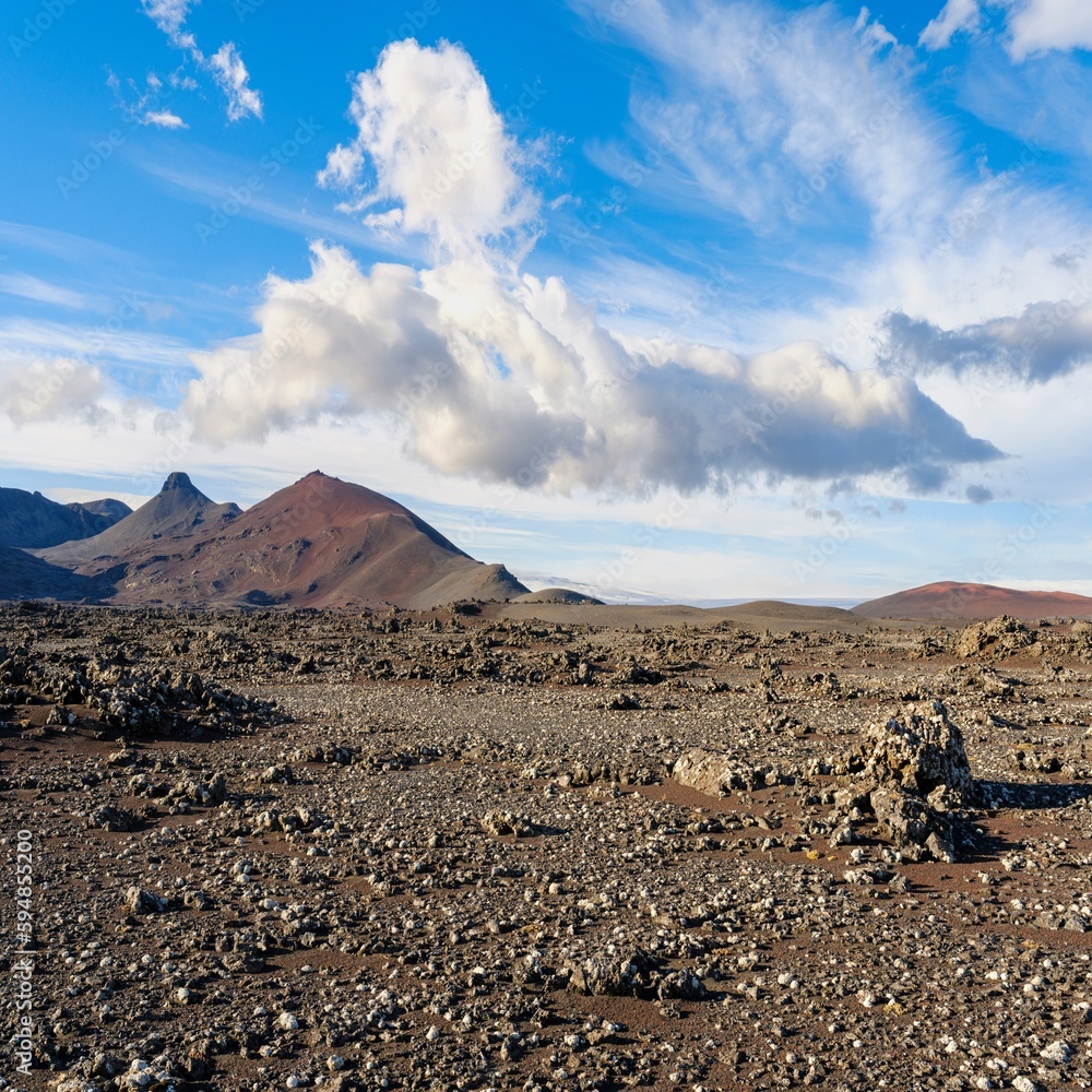 Highlands in the Vatnajokull National Park, a UNESCO World Heritage Site, Iceland