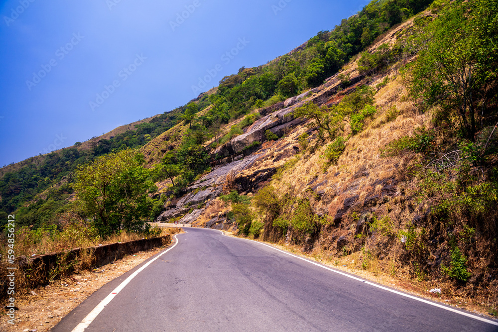 Foto Stock Charmadi Ghat, Mudigere, Karnataka india- 11th april 2023 ...