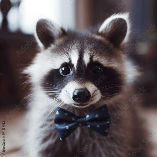 close up of a raccoon © Malek