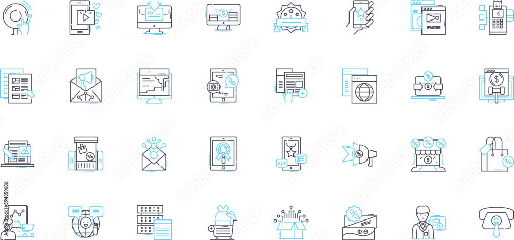 Order online linear icons set. Convenience, Efficiency, Streamlined, Digital, Instant, Accessibility, Seamless line vector and concept signs. User-friendly,Fast,Secure outline Generative AI Order online linear icons set. Convenience, Efficiency, Streamlined, Digital, Instant, Accessibility, Seamless line vector and concept signs. User-friendly,Fast,Secure outline Generative AI