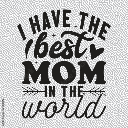 I have best mom in the world T-shirt Graphic