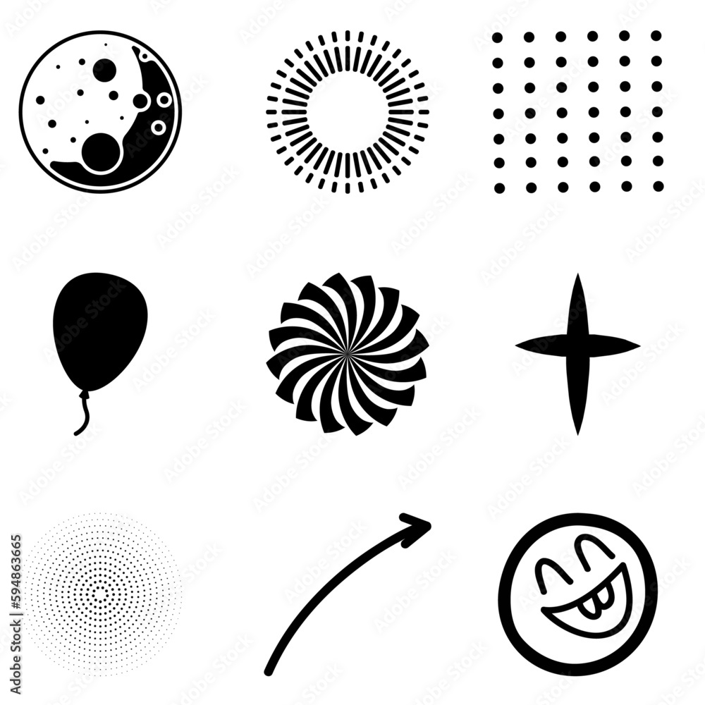 black and white icons black and white icons