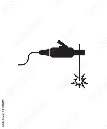 welding machine icon, vector best flat icon.