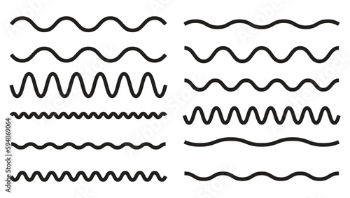 wavy lines seamless pattern background
