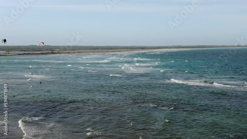 Kitesurfers at the beach in Augusta - Western Australia