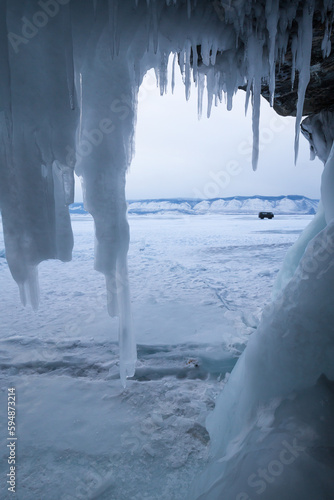 Ice cave on Lake Baikal © gumbao