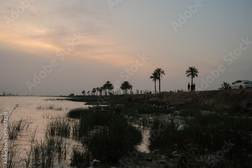 photo of river trip in Shat-Alrab river in Basra city photo