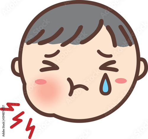 「歯が痛い」絵カード（生活場面）【療育・発達障害・自閉症】