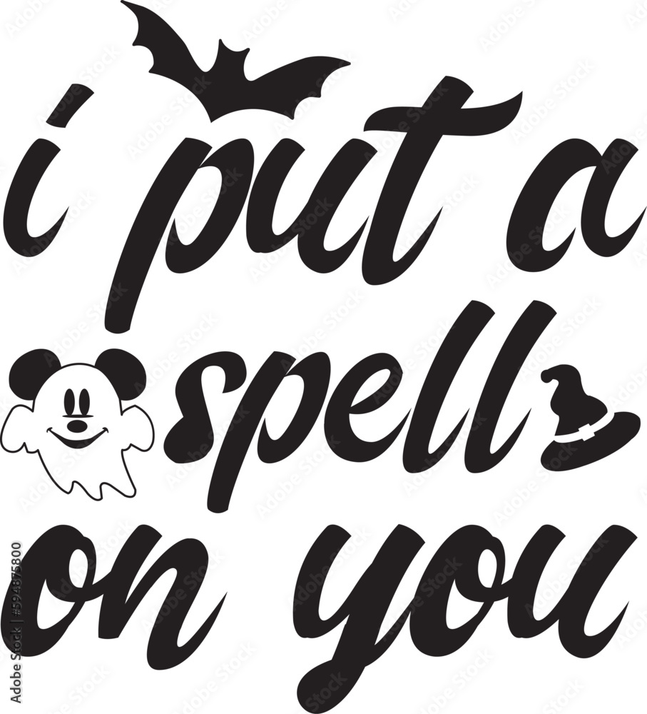 i put a spell on you svg